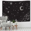 Arazzi Personalizzabile Arazzo costellazione della luna Cielo Stelle Universo Spazio Arazzo appeso a parete Dormitorio Sole Luna