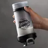 Copo criativo portátil copo de água para esportes copo de plástico de três camadas selado à prova de vazamentos copo de mistura de proteína para esportes de fitness