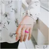 Band Rings 8.5Mm Width Fashion Sile Women Sports Personalized Punk Finger For Men Engagement Party Jewelry Gift Drop Delivery Dh3Ln