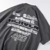 디자이너 패션 의류 티 Tshirts High Street Hellstar Studios Rapper Wate Water Grey Heave