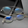 Sonnenbrille HD Männer Frauen Vintage Runde Metall Lesebrille Anti Blaulicht Rezept Hyperopie 1,00 1,50 2,00 2,50 3,00