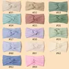 New Baby Nylon Fascia Soft Bowknot Turbante Fascia a costine per bambini Ragazze Croce Knot Fascia per bambini Accessori per capelli in nylon