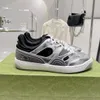 Designer Good Game Basket Sneakers Männer Frauen Low-Top Silber Schwarz Leder Knöchelverdickung Belüftung Mesh Sportschuhe Übergröße 01