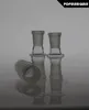 Adaptador de vidro para cachimbos de água Bong adaptadores para cachimbos de fumar plataformas de petróleo adaptadores macho/fêmea junta 14,4 mm/18,8 mm