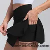 Novas saias de tênis de estilista 2023 saia plissada feminina com bolsos shorts atléticos crossover marca de moda com cintura shorts de golfe treino esportes saia feminina