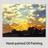 Toile Art doré coucher de soleil Edward Henry Potthast peinture à la main impressionniste paysages oeuvre de haute qualité