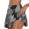 Kjolar Sport Mjuk damkjol Sommar Camouflage Minikjol med hög midja Sportkläder Foder Slim Street Korta kjolar för kvinnor 230707