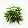 Decorative Flowers Artificial Green Plant Pot Decoration Vertical Wall Flower Arrangement With 9 Head Glued Star Anise Leaves