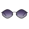 Güneş gözlüğü peekaboo metal kare güneş gözlükleri kullanan kadınlar için UV400 polarize güneş gözlükleri erkekler tr90 gri kahverengi yaz stili 230707