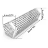 BBQ Grills Rolling Grill Basket Stainless Steel Portable Round Rotisserie Cylinder Mesh For Outdoor Camping Rac 230706