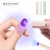 Nageldrogers MAYCHAO draagbare mini-nageldrogerlamp UV-LED-nagellamp voor het uitharden van alle nagelgel Sneldrogende USB-nagelkunstgereedschap Cadeau voor thuisgebruik 230706