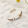 Chaîne Femme Bracelet Réglable Couleur Unie Édition Décontractée Bracelet Cuir Zircon Cuivre Accessoires Bijoux 230706