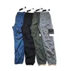 TOPSTONEY High-quality Metal Nylon Reflective Casual Patch Pants Men And Women Couples Casual Overalls PJ025