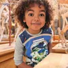 T-shirts Little maven Baby Boys T-shirt de mangas compridas Luminous Cotton Cartoon Dinosaur Shirt Fashion Tops for Kids 2-7 year 230707