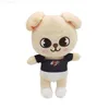 Animali di peluche farciti Skzoo 20 cm 8 pezzi / set Peluche Kawaii Stray Kid Simpatico peluche Cartone animato Bambola di pezza Kawaii Compagno per bambini Adulti Fans Regalo L230707