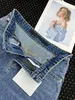 Jupe courte en denim décontractée d'été Jupes de bain pour femmes Utilisation de denims importés Accessoires de matériel personnalisés en coton Version A-ligne Shorts de créateurs sexy