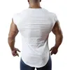 Débardeurs pour hommes Marque Fitness Vêtements pour hommes Gymnases d'été Débardeur Canotte Bodybuilding Chemise sans manches Solid Muscle Vest mâle atlet 230706