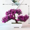 Decorative Flowers Artificial Plants Fake Plant Potted Ornaments Home El Garden Table Decoration Small Tree Pot Accessories