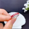 Cluster Rings Xin Yipeng Real Natural Pigeon Blood Ruby Ring 925 Silver Sterling Golded Gemstone Fine Wedding Jewelry For Women