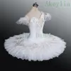 Vuxen Professionell White Swan Lake Variation Raymonda Girls Balett Tutu Kvinnor Anpassad Vit Dockfat Pannkaka Tutu För Kvinnor Han234w