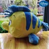 박제 봉제 동물 35/45cm Flowner Ariel 작은 인어 공주 봉제 장난감 장난감 장난감 장난감 장난감 만화 Kawaii Chubby Pillow stefted children girl gift l230707