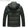 Men's Down Parkas New Mens Down Jacket Winter Coat Hooded Jackets Men Outdoor Fashion Casual Hooded Thicken Cheap Down Jackets XL-4XL Z230711