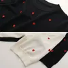 Women's T-Shirt Woman T Shirt Fashion Embroidery Heart Print Women Cotton T-shirt Short Sleeve Summer Tops Female Casual Clothes B-072 230706