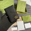 547075 Neuerester Kartenhalter der höchsten Qualität Kartenklassiker Italien Leder Brieftasche Luxurys Designer Visitenkarte Halter Echter Ledermünzen Geldbörse mit Geschenkbox