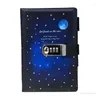 Locking Journal Notebook Starry Digital Codebook Recording Memories Gift