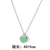 Sourire coeur collier classique titane acier amour pendentif colliers diamant cercle femme femme homme luxe designer cadeau lettre T argent non décoloration bijoux