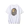 Een Bathing A Ape New Skull Joint Foam 3D Printing T-shirt