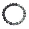 Brin 8mm Chakra Perlé Hommes Huile Essentielle Diffuseur Pierre De Lave Bouddha Bracelet Arbre De Vie Bracelet Élastique Pulsera Femmes Bijoux