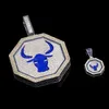 Gzw Smycken Hip Hop Halsband Man Jackie Chan Adventures Twelve Zodiac Pendant Super Large Tiger Tag Dragon Charm Och Kvinnligt Par Kristall