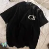 メンズTシャツ本物の写真コールバクストンTシャツ高品質CBクラシックチェストレタープリント半袖トップ特大男性女性Tシャツ