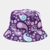 Berretti 2023 Spring Cotton Print Bucket Hat Fisherman Outdoor Travel Sun Cap per uomo e donna