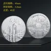 Arts and Crafts Commemorative medal, gold and silver Commemorative coin, souvenir of urban civilization tourism new