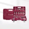 32Pcs Drive Socket Ratchet Wrench Set Drive Master Socket Kit with Ratchets for Auto Repairing and Household HM-3298