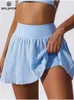 التنانير Salspor Summer Sport Gorm Skirt Beautiful Outdoors Gym Gym مريح الأزياء شورتات اللياقة البدنية الجري 230707