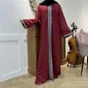 Этническая одежда Дубай Мусульманские женщины Длинное платье макси -хала