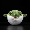 Animaux en peluche en peluche Vraie vie Poisson-globe en peluche Réaliste Animaux de la mer Puffers Jouets en peluche Doux Aquarium Poissons Poupées Cadeaux pour les enfants L230707