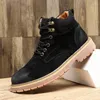 Stiefel Sneaker Herren Mode Schwarz Freizeit Outdoor Sport Loafers Casual Flache 2023 Sneakers Für Kausalen Schuh