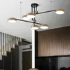 Żyrandole Współczesny Design Geometryczny Żyrandol Dioda Led Salon Jadalnia Wystrój Domu Oświetlenie Designerskie