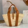 Straw Designers Beach fourre-tout été épaule luxe sacs à provisions femme Ophidia grand tricot célèbre panier pochette bucke sacs à main