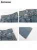 Calças Masculinas Cotvotee Jeans de Cintura Alta para Mulheres Moda Vintage Streetwear Slim Flare Mãe Comprimento Total Denim Y2k 230707