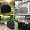 Accesorios de herramientas para barbacoa, cubierta impermeable para parrilla, barbacoa, antipolvo, lluvia, UV para Gas, carbón, barbacoa eléctrica, barbacoa, jardín al aire libre 230706