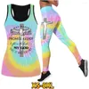 Women's Leggings Slim Fit And Buttock Breathable Vest Ladies Quick Dry Yoga Pants Summer Running Fitness Color Pattern Printed Sexy Style