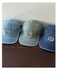 Ball Baps for Men Vintage Denim Flat Brimmed Baseball Cap