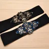 Belts Diamond Rhinestones Belt Women High-end Luxury Designer Brand Goth Retro Fashion Skinny Office