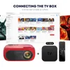 Smart Projectors Mini Projector Smart TV Box Portable Home Theater Cinema Battery Sync Phone Beamer LED Projectors 720P Full HD Movie Proyector 230706