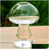 Vases Mushroom Shaped Glass Vase Terrarium Bottle Container Flower Home Table Decor Modern Style Ornaments 6Piece Drop Delivery Garde Dhsib